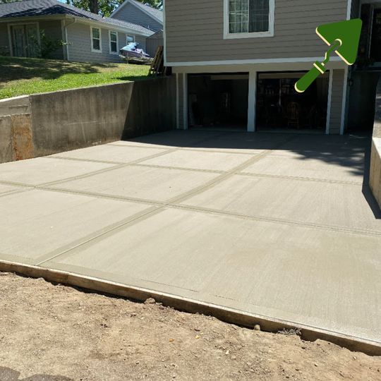 Concrete driveway, Eau Claire WI