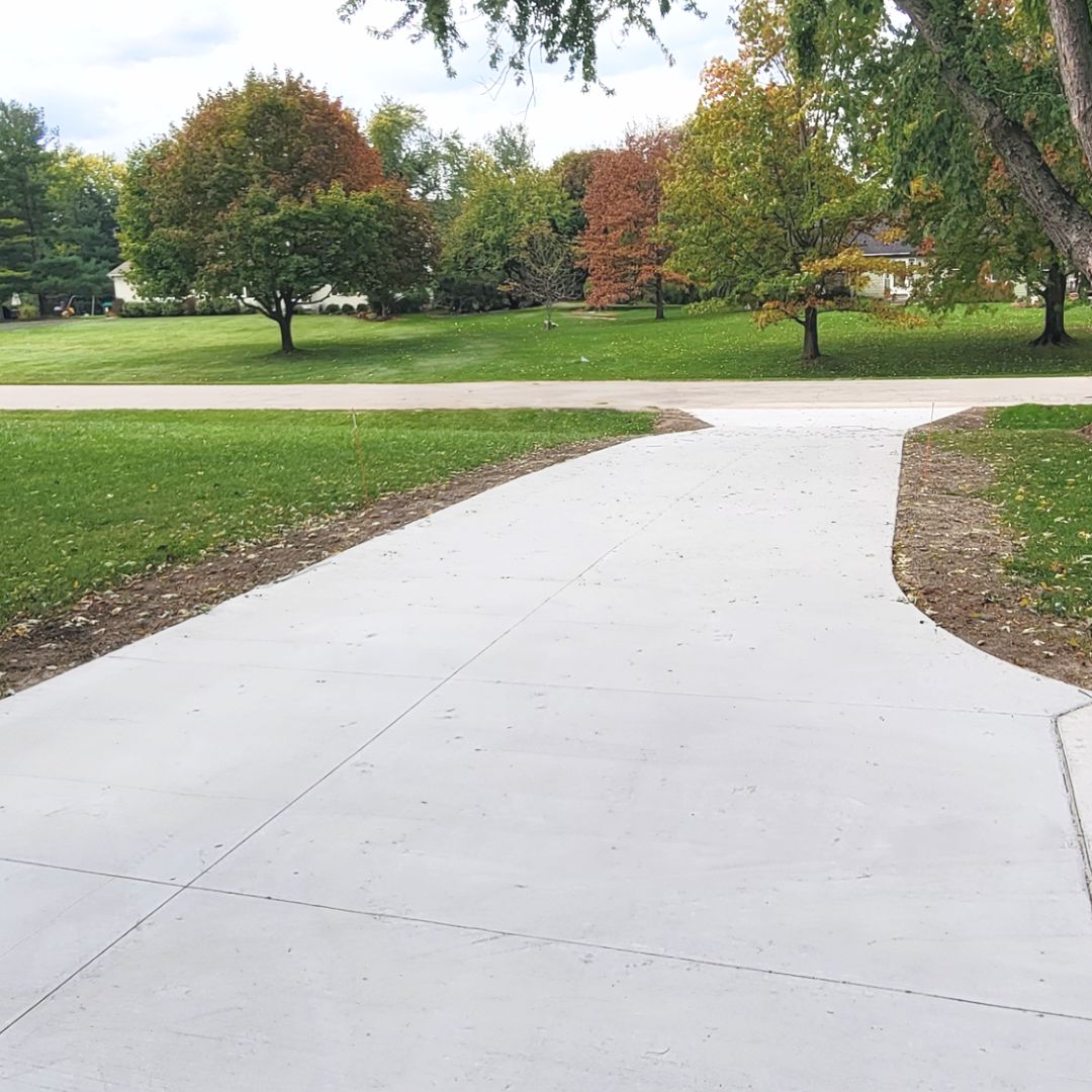 New Concrete Driveway Installation Eau Claire WI