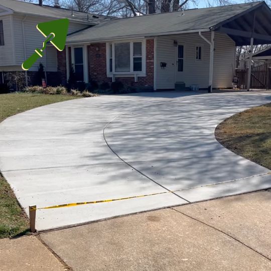 New Concrete Driveway Eau Claire