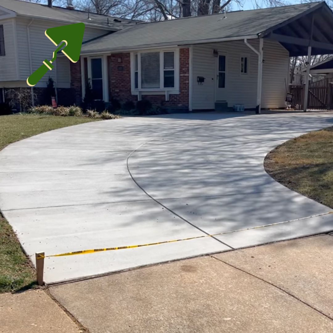 New Concrete Driveway Eau Claire